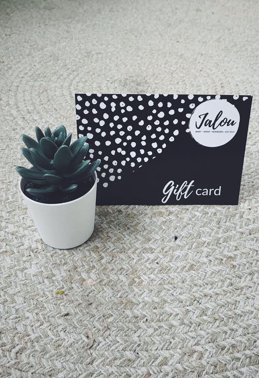 My Jalou cadeaukaart - giftcard - als kraamcadeau of voor op een babyshower